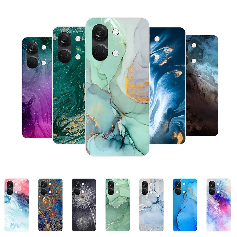 for Funda Oneplus Nord 3 Case Soft Silicone Marble Back Cover Phone Case for OnePlus Nord 3 Cover One Plus Nord 3 Coque