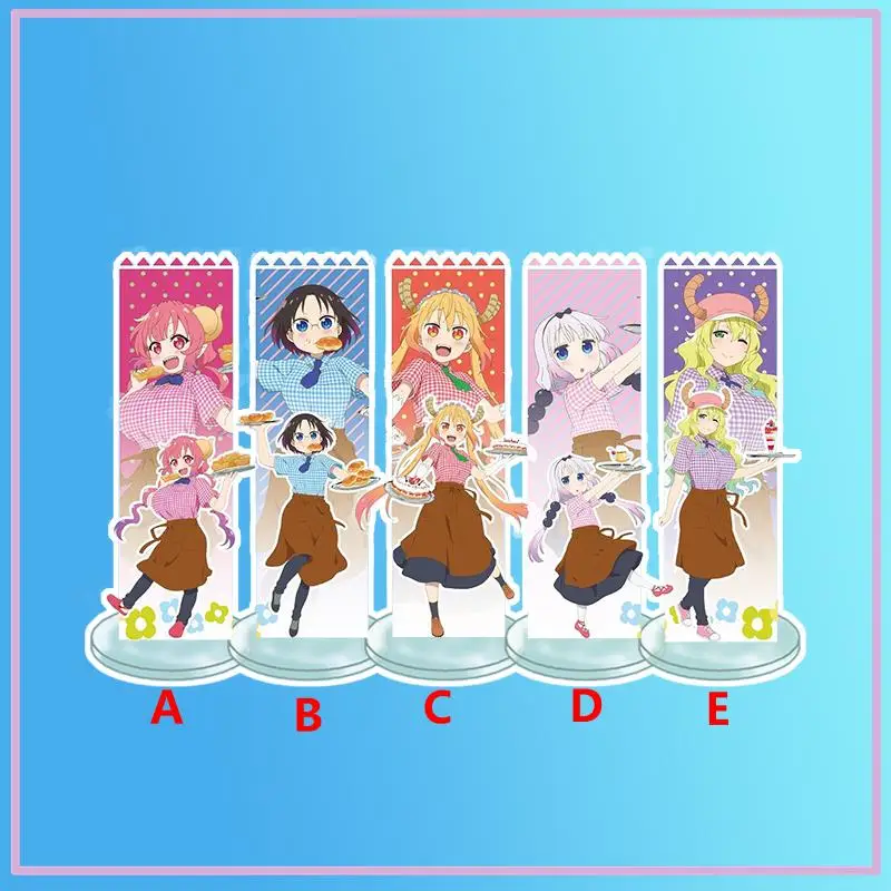 

Подставка аниме Miss Kobayashi's Dragon Maid Tohru Kobayashi Kanna акриловая фигурка дисплей украшение для рабочего стола 15 см
