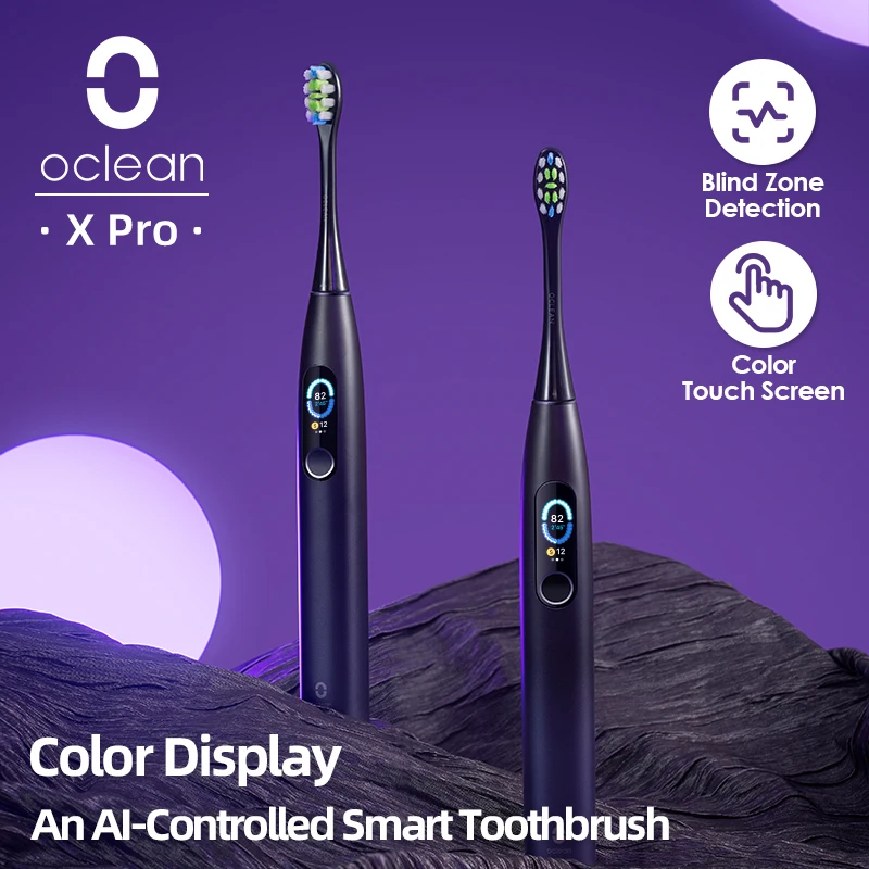 Oclean X Pro Smart Sonic Electric Toothbrush Set IPX7 Ultrasound Whitener Brush Rechargeable Automatic Ultrasonic Teethbrush Kit