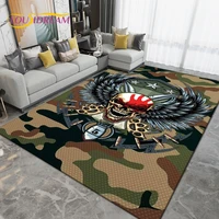 military camouflage navy skull carpets for living room bedroomoutdoor camping rugsdoormat kitchen bathroom non slip floor mats