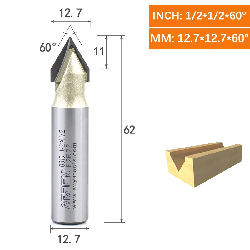 

ARDEN 3D гравировальная фреза V-образная твердосплавная