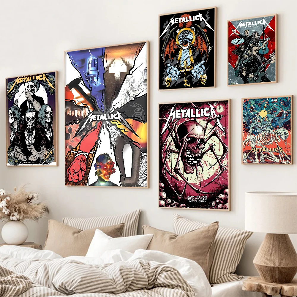 Группа M-METALLICA DIY липкий плакат водостойкая бумажная наклейка кофейня бар