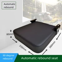 RV Automatic Rebound Folding Seat Change Shoe Stool Train Flip Chair Aisle Access Hospital Airport Boat Side Stool Seat Retrofit