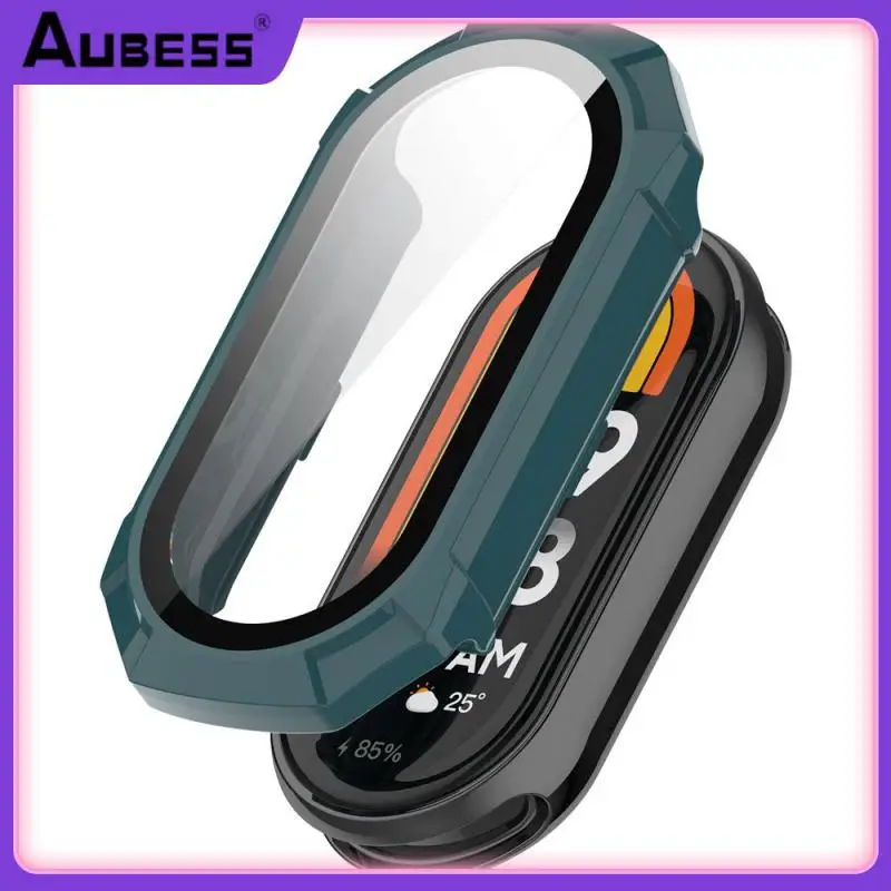 

Integrated Case Pc Tempered Film Shell Membrane Integration Protective Shell For Miui Band8 Case Film Tempered Film