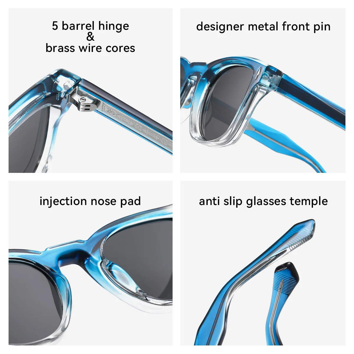 Поляризованные винтажные квадратные солнцезащитные очки в маленькой оправе для