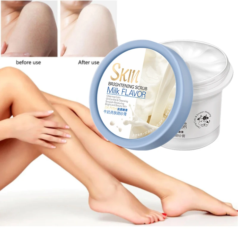 

Body Cleansers Milk Mild Silky Scrubs Bath Salt Clean Exfoliating Moisturizing Skin Whole Body Available Scrub Body Care 100g