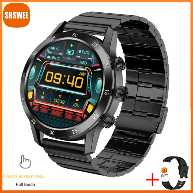 

Bluetooth Call Smart Watch Men Custom Dial Waterproof Clock Weather display Smartwatch Sports Fitness Tracker For Xiaomi Huawei