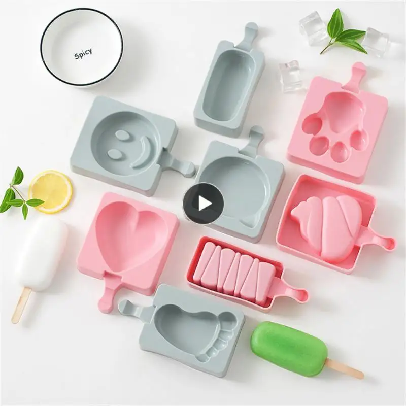 

Homemade Ice Diy Silicone Mold Popsicle Moudle Kitchen Tools