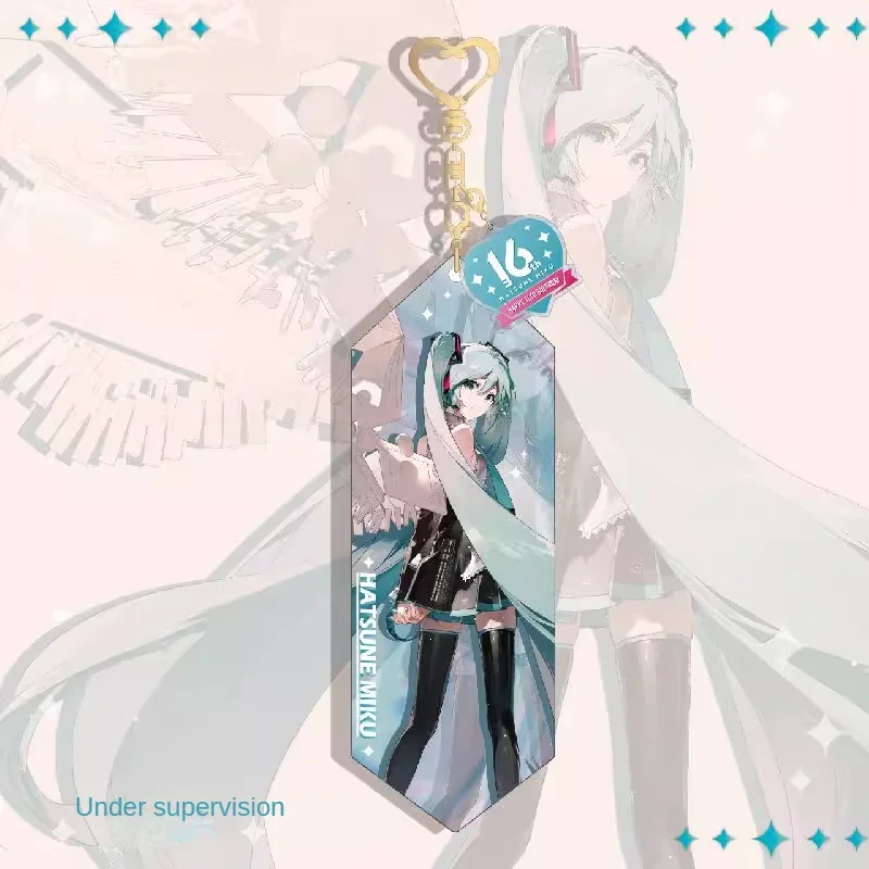 2023 Новый VOCALOID Hatsune Miku 16-я годовщина акриловый красочный кулон для мальчиков и
