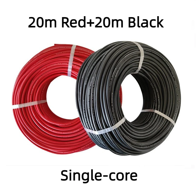 

Одинарный/двухъядерный 1500 В, фотоэлемент с солнечной батареей 10 м/20 м, 4 мм, 2/6 мм2, кабель AWG, луженая медь, XLPE, оболочка для панелей PV