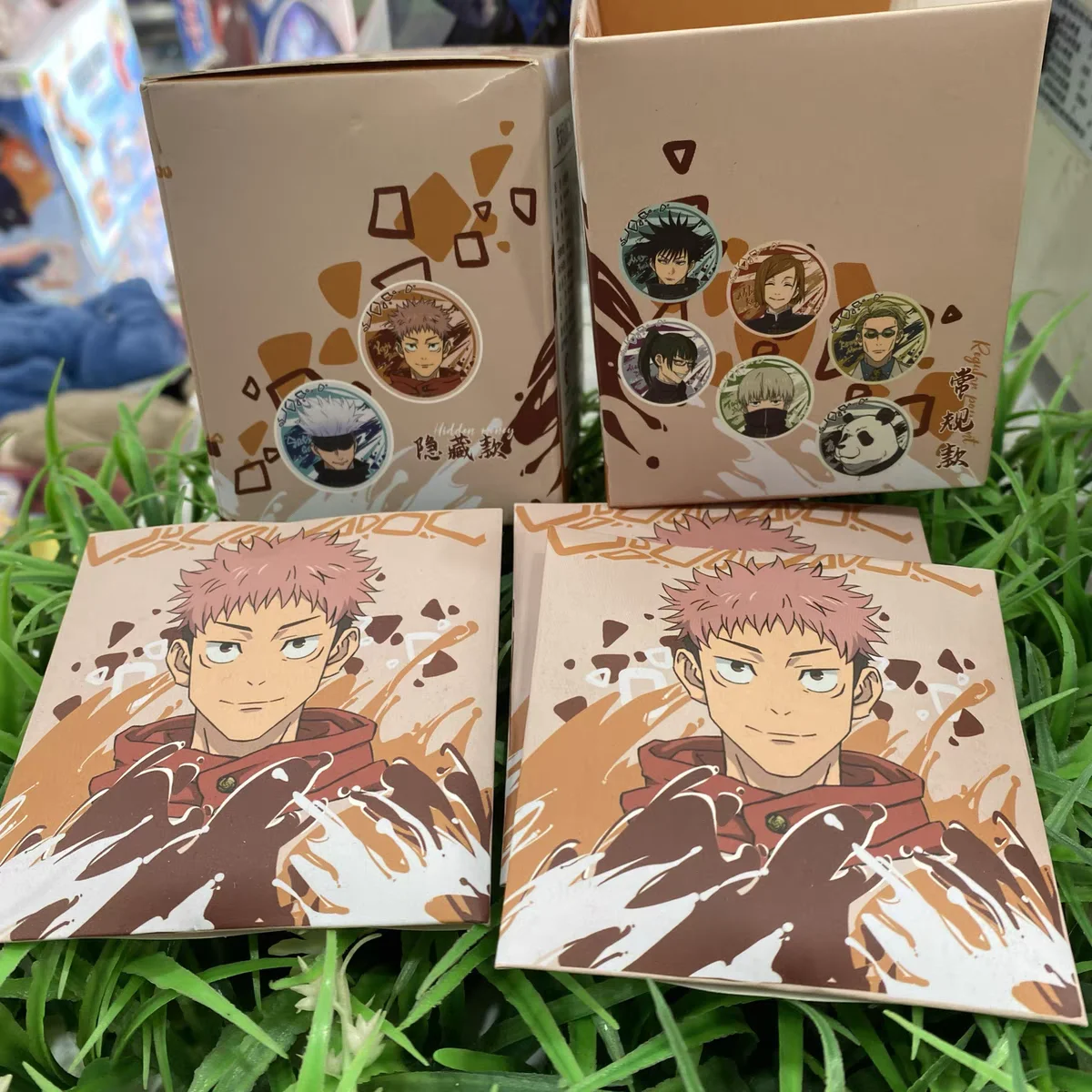 Новый аниме дзюдзюцу кайсен геометрическая серия Fission значок брошь жесть для