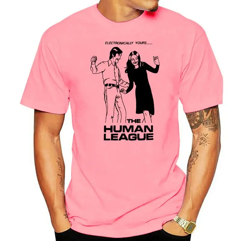 

The Human League t-shirt screen printed Fast Records electronic PUNK Heaven 17