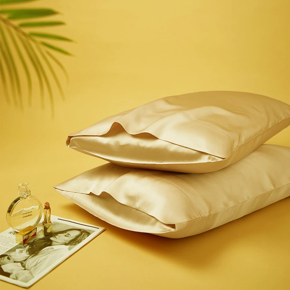 

16 Momme Silk Pillowcase with Envelope Closure 100% Pure Natural Mulberry Silk on Both Side Pillow Case