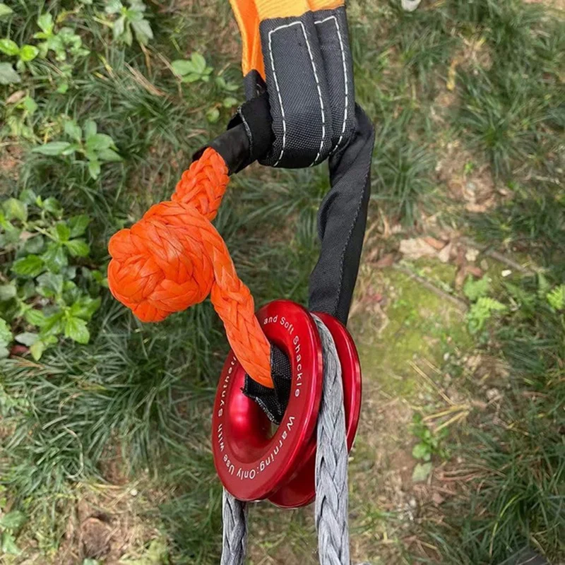 Веревочная скоба синтетические автомобильные гибкие скобы 55000 фунтов