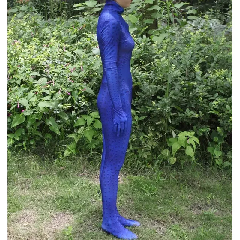 Высокое качество фильм для женщин X-Men Raven Darkallme Mystique косплей костюм зентай боди