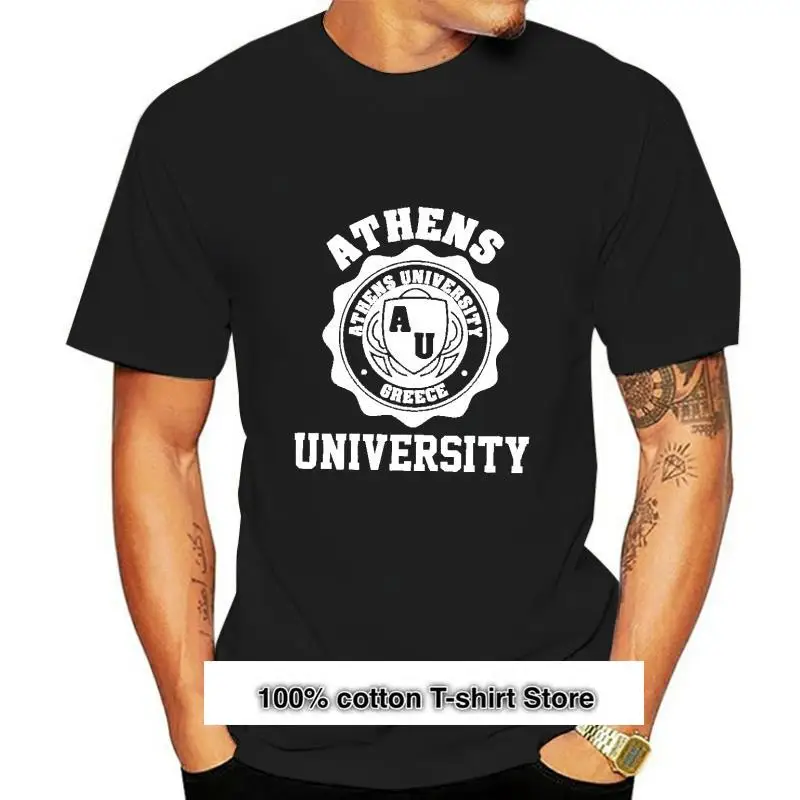 

Camiseta con Logo de la Universidad de Athens para hombre, (todos los colores y tamaños disponibles)