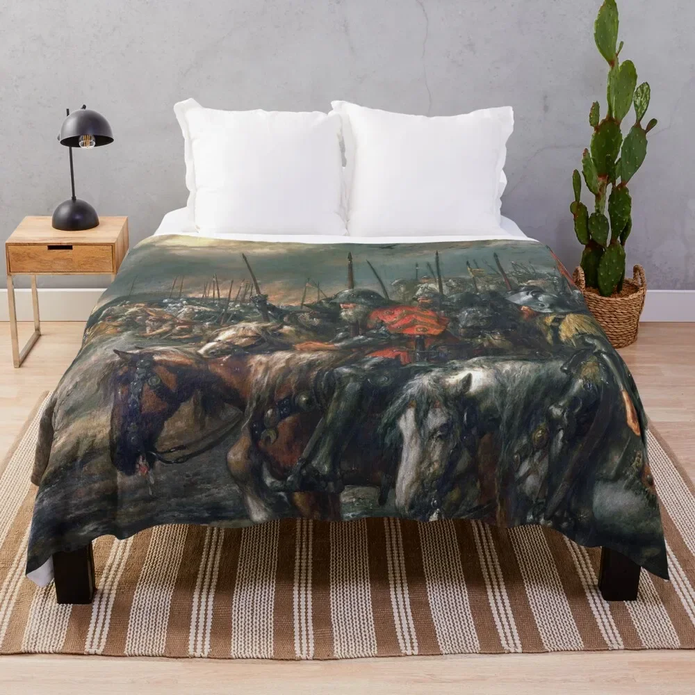 Утром битвы при агинкорт 25 октября 1415 года-сэр Джон Гилберт одеяло фланелевые