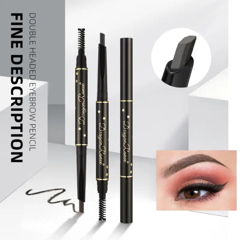 

Вращающийся карандаш для бровей с двойной головкой, натуральный долговечный водостойкий и устойчивый к поту карандаш для бровей, карандаш ...