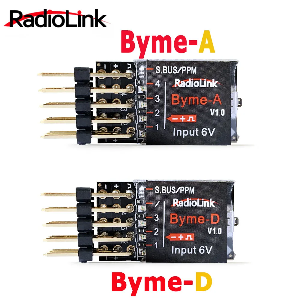 

Radiolink Byme-A / Byme-D Fixed Wing Flight Controller Gyroscope Self-stabilizing Balance for 3D Fixed Wing 4CH Trainer