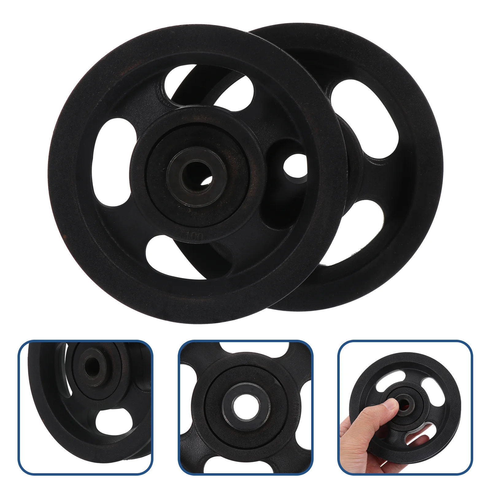 

Pulley Bearing Machine Cable Muscle Bicep Strength System Training Attachment Parts Triceps Forearm Idler Accessories Rope Wheel