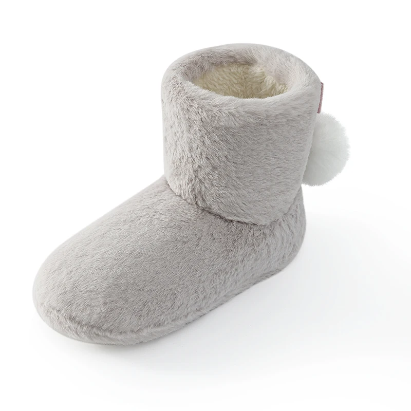 Женские зимние теплые ботинки Comwarm Нескользящие удобные женские мягкие плюшевые