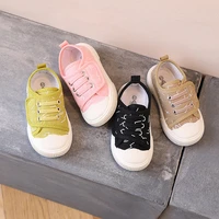 lightweight flat shoes for girls kids stripes candy color boys shoes outdoor walking sneakers baby children canvas shoes f07254