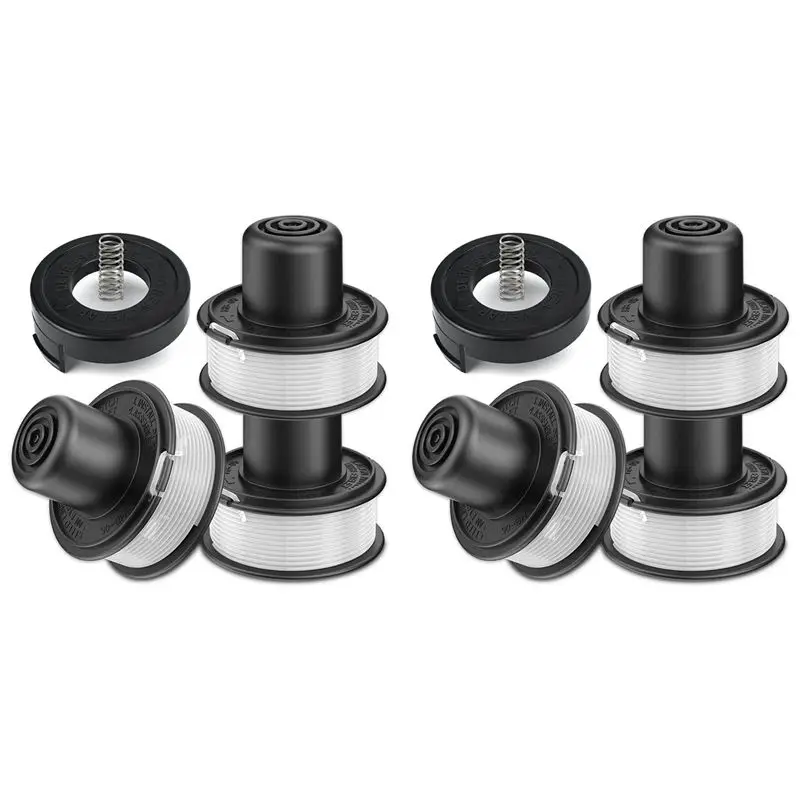 Фото Катушка для триммера B03C-6X A6226-XJ, совместимая с триммерами Black+Decker, замена для моделей GL250, GL310, с крышкой катушки №1