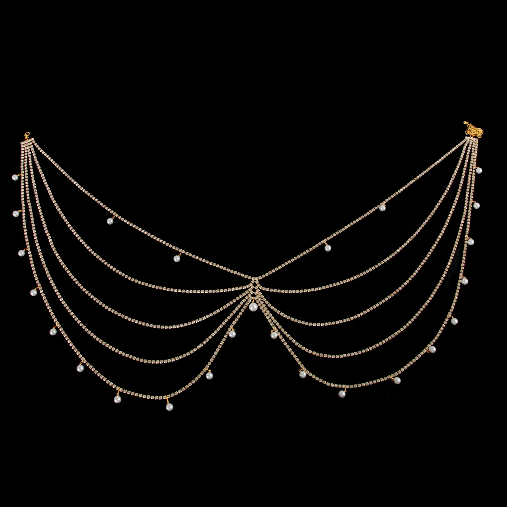 Богемная многослойная сексуальная стильная женская цепочка на талию