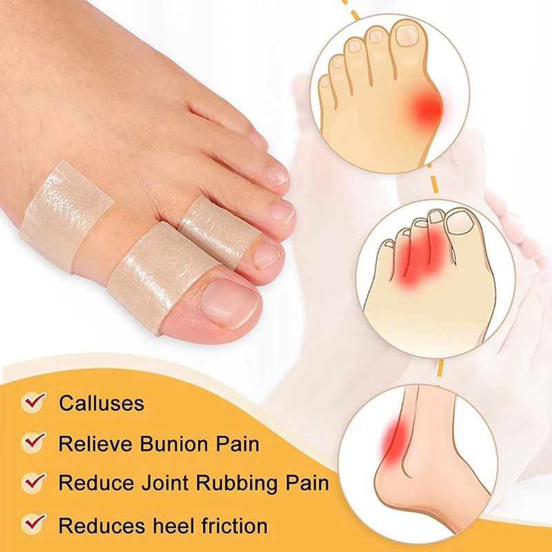 

Women Heel Protective Tape Invisible Heel Foot Hand Anti Abrasion Blister Foot Sticker Hand Feet Care Anti Friction Patch