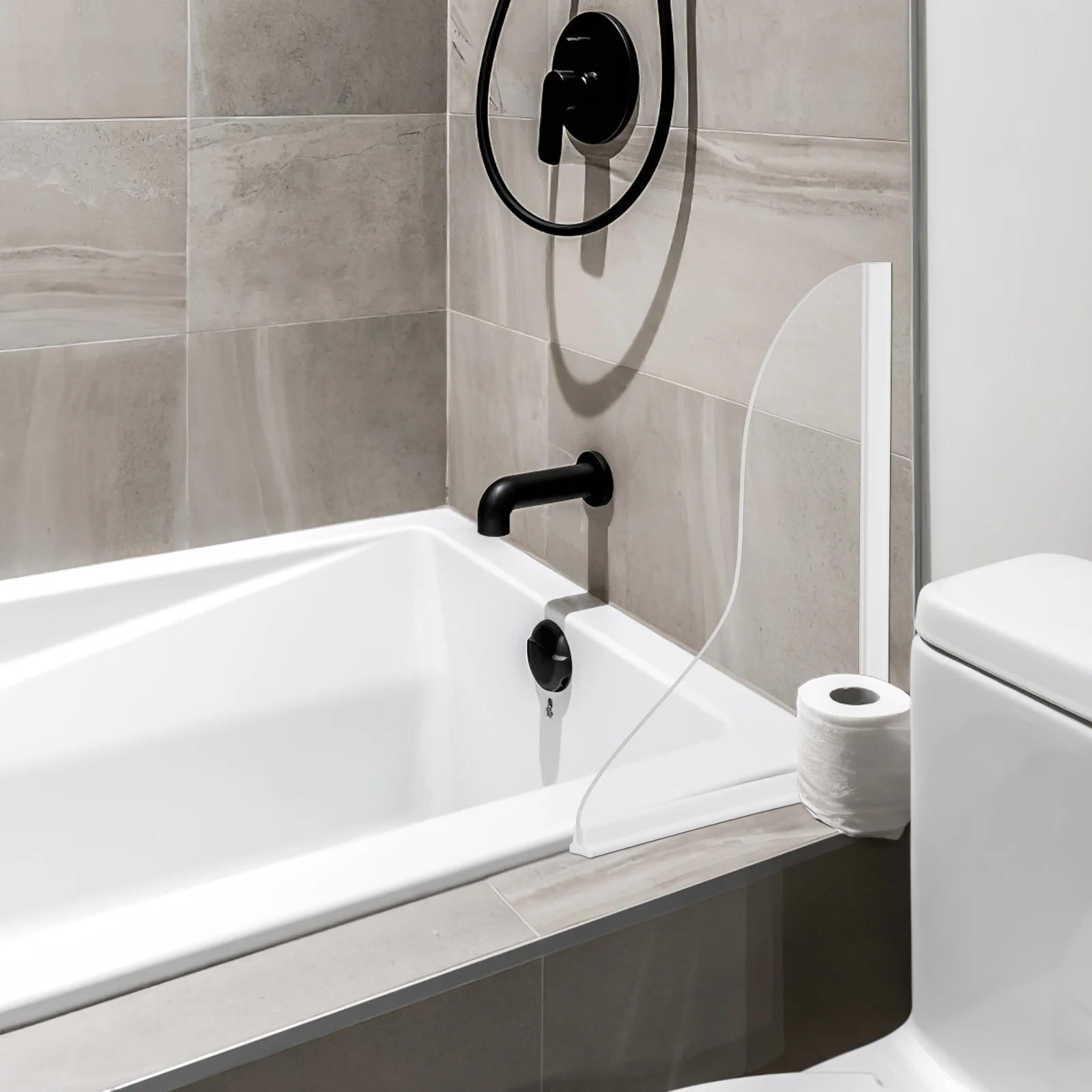 Барьер для душа стопор защита от брызг угловые протекторы край ванны раковин