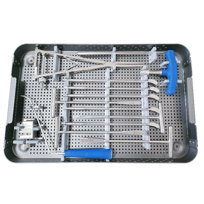 

XC Medico New Design Spine Orthopaedic General Surgical Instruments TLIF PEEK Cage Spinal Instrument Set