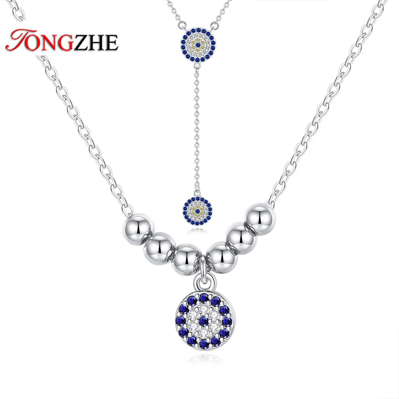 

Женское Ожерелье Tongzhe Nazar с кулоном из тибетского циркония