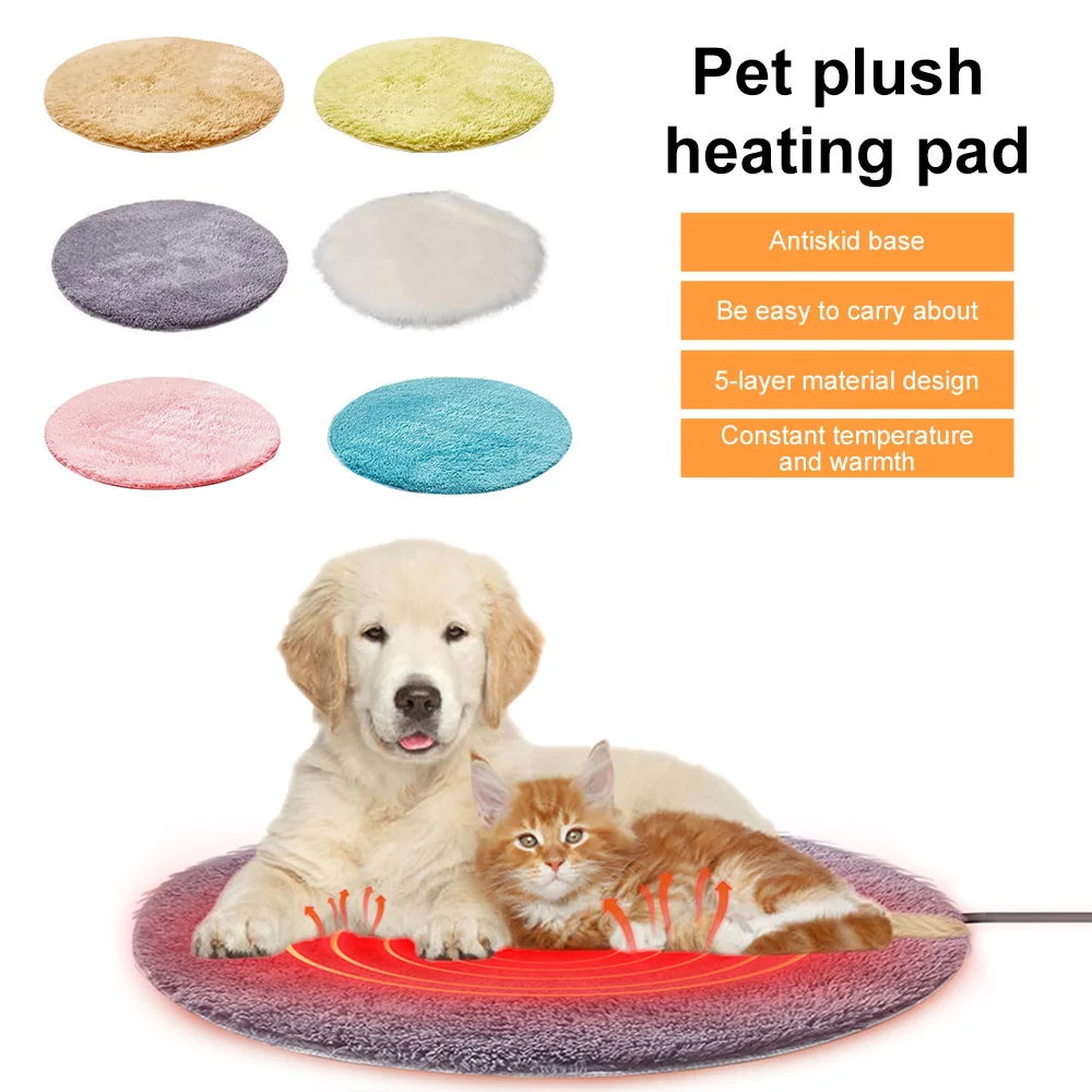

Electric Blanket Portable Cat Dog Winter Sleep Heating Cushion Thickened Soft Pad USB Charging Travel Blanket for Pet Supplies