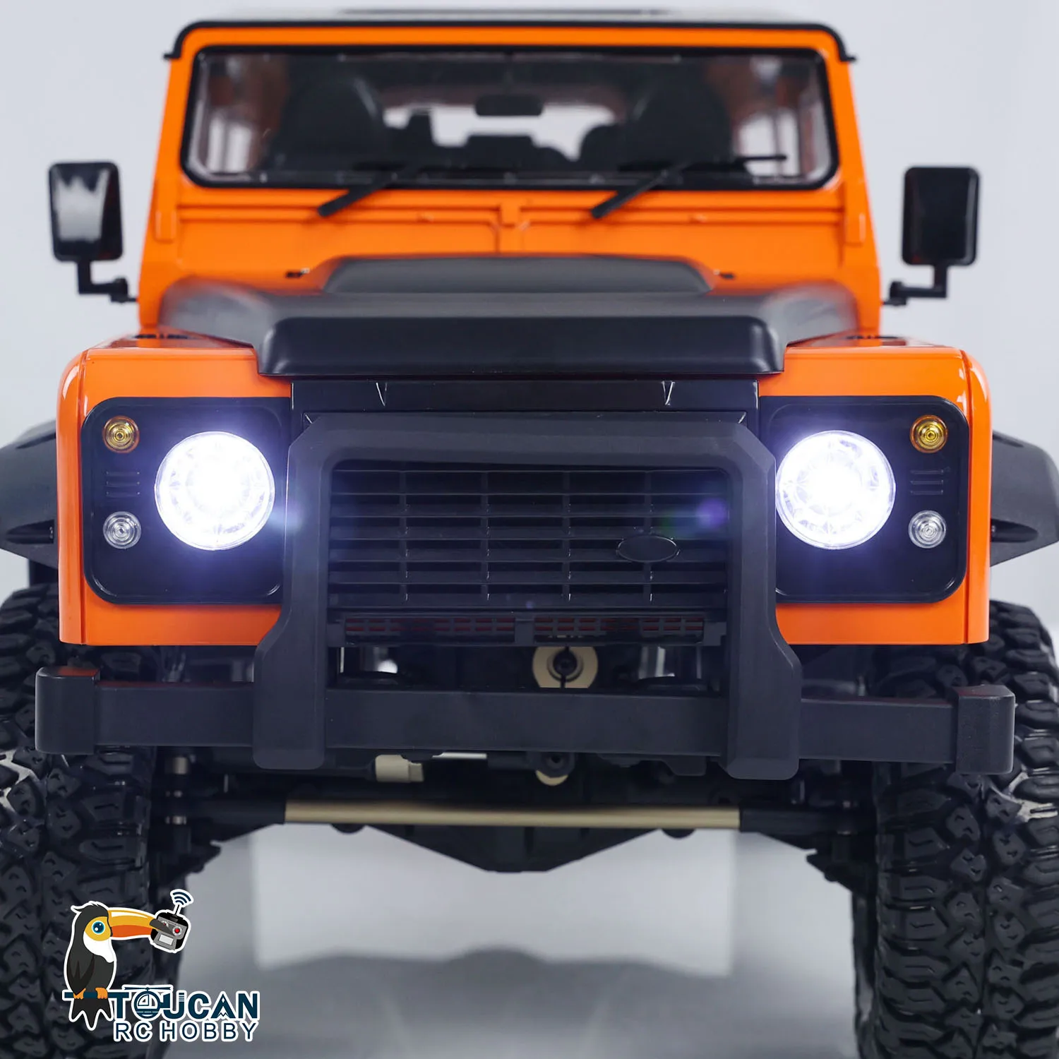 Фото Радиоуправляемая модель внедорожника YIKONG 1/10 4x4 с 2 скоростями, световой системой и мотором ESC №5