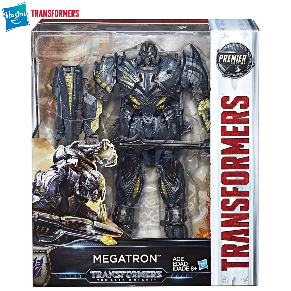 В наличии трансформеры Hasbro: The Last Knight Leader Class Megatron (Premier Edition) Коллекционная фигурка