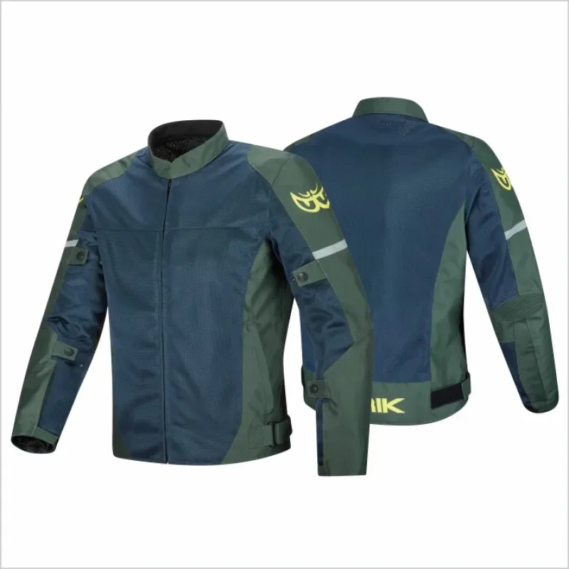 Куртка мужская мотоциклетная Всесезонная дышащая с сеткой