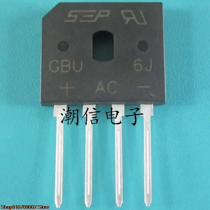 

Оригинальная новая фотография GBU6J 6A 600V, 30 шт.