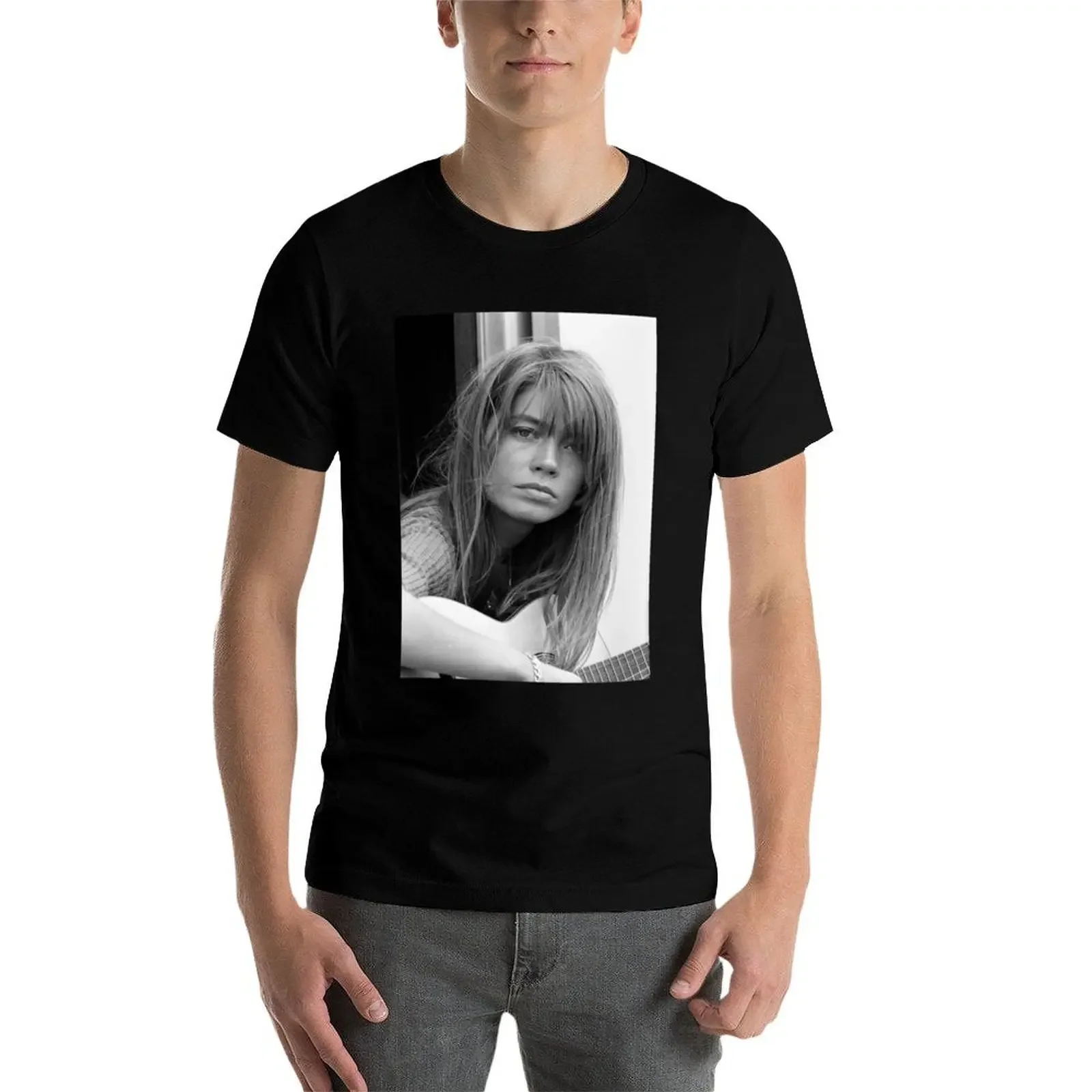 Футболка Francoise Hardy Grand Prix эстетичная одежда быстросохнущая винтажная рубашка в