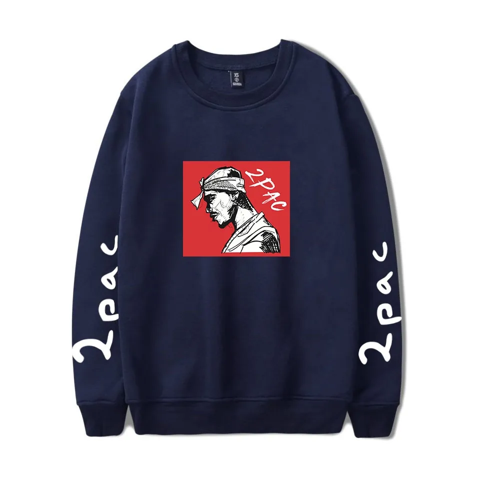 Толстовка Gangsta Rap 2pac лидер продаж Свитшот в стиле хип-хоп Модный пуловер уличная