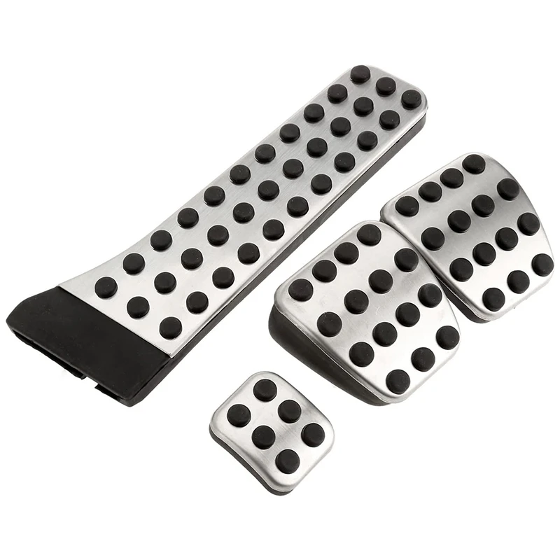 

4Pcs Stainless Steel Pedal for W202 W203 W204 W124 W210 W211 W212 W218 X204 R172 R231 C E