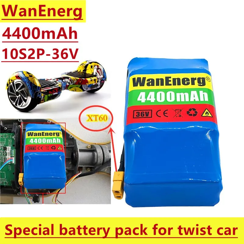 

10s2p 36V комплект литий-ионный батарей, 18650 комбинация, 4400mAh, подходит для крутящихся автомобилей 36V/42V, балансирующих автомобилей и скутеров