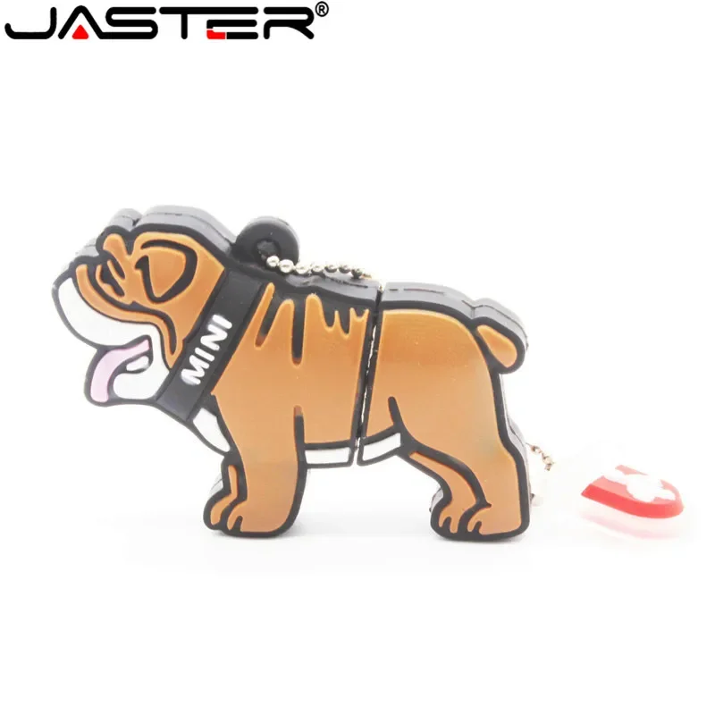 JASTER Прекрасный мини-бульдог USB-флеш-накопитель с милыми животными и рисунками USB 2.0 4 ГБ8 ГБ16 ГБ32 ГБ64 ГБ Реальная емкость USB-накопитель (art.: 7a9cfb58e) - 7a9cfb58e
