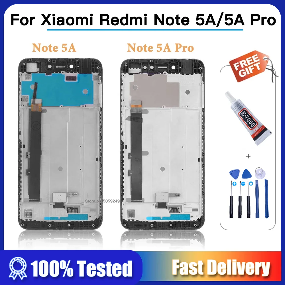 ЖК-дисплей для Xiaomi Redmi Note 5A Prime Pro Y1 Lite дигитайзер сенсорная панель глобальная
