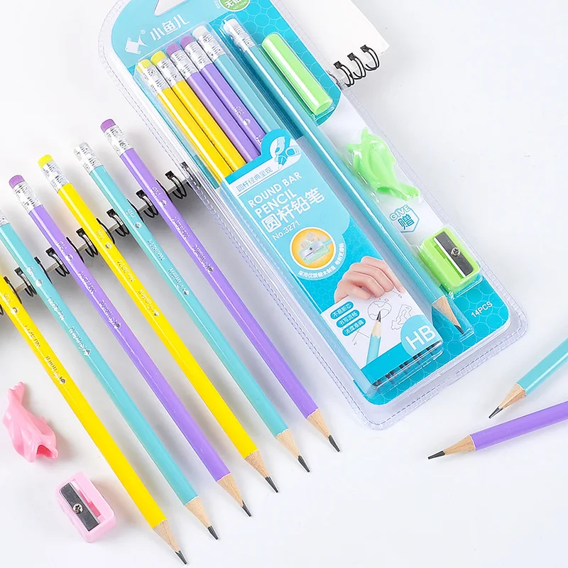 

Children's Pencil HB 14Pcs/Set,Posture Correction,Non-toxic Standard For Kids Stationery Office School Supply 3269