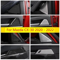 for mazda cx 30 2020 2021 2022 accessories front pillar a column roof horn hood speaker sound decor frame sequins cover trim