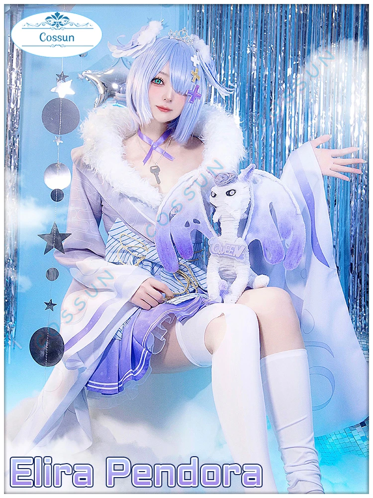 

Vtuber Nijisanji Elira Pendora cosplay costume halloween dresses women lolita lovely outfit role play suit