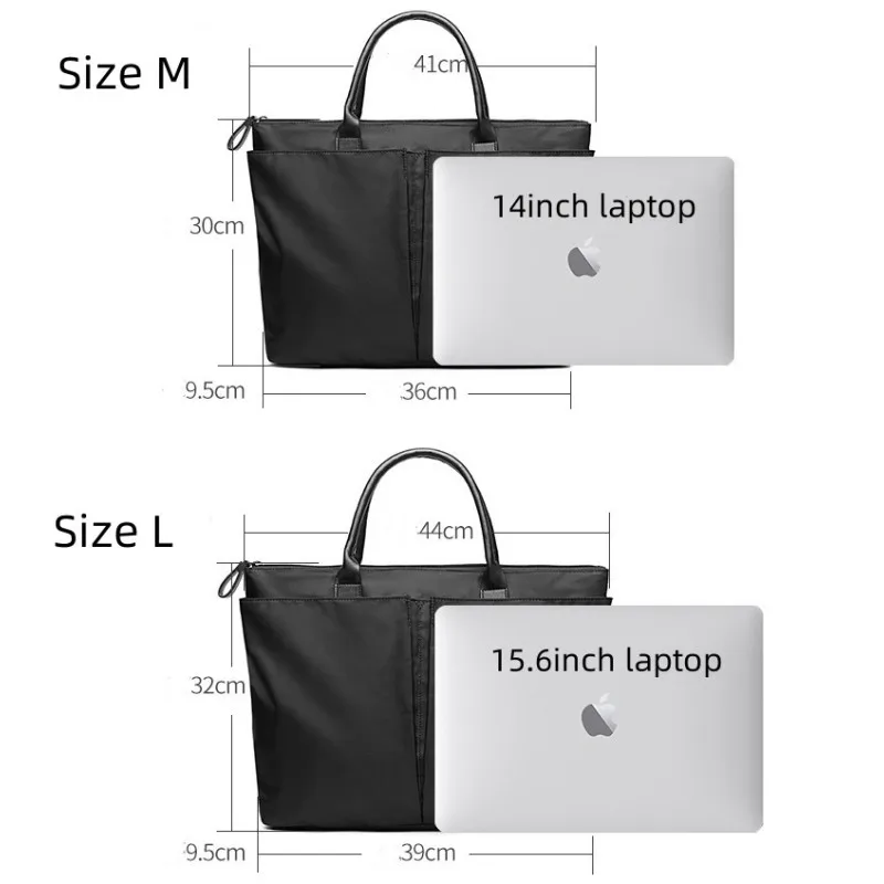 Business Briefcase Shockproof Office Ladies Computer Bag Versatile Shoulder Bag Casual Laptop Handbag for Women