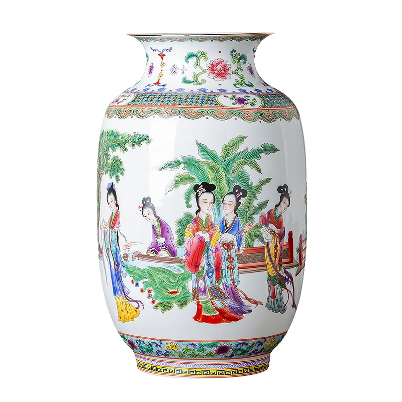 

Фарфоровая ваза Jingdezhen в виде Розы, ваза за-тыква, новые искусственные украшения