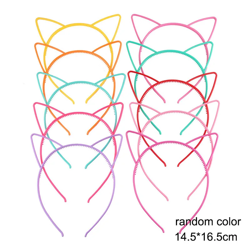

1Pcs Best Selling Cat Ears Headband Bezel Girl Hair Accessories Hairbands Hair Band Jewelry Headwear Plastic Party Props 2022