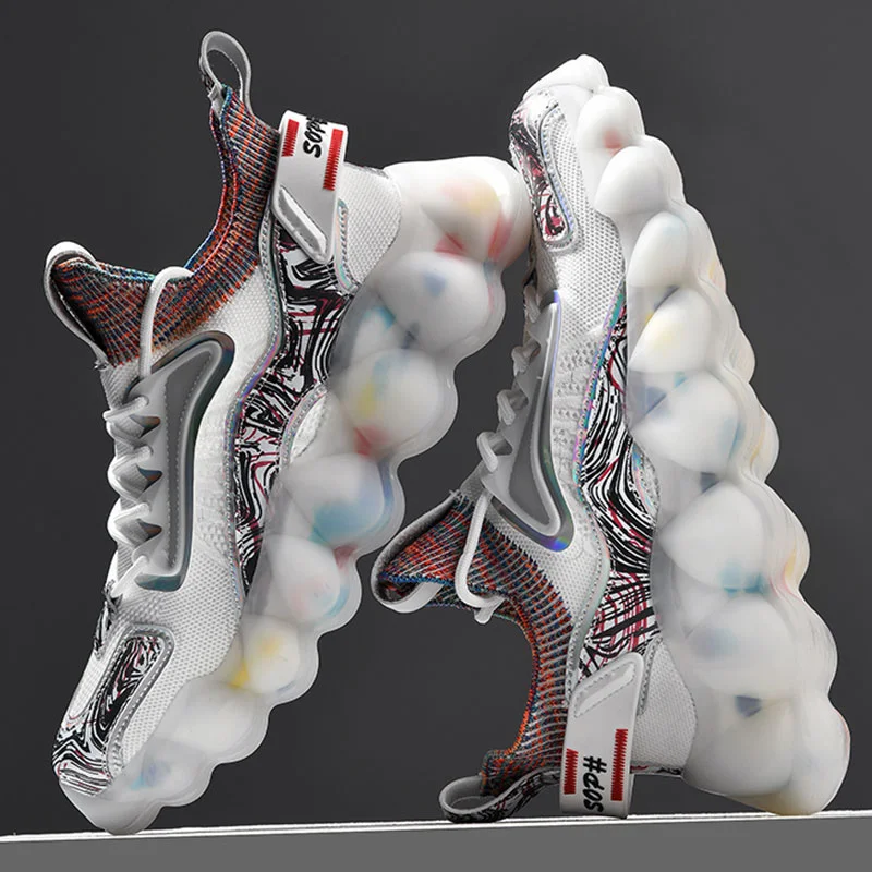 

Кроссовки мужские из дышащего материала, удобная повседневная обувь для бега, тенниса, Роскошные, весна